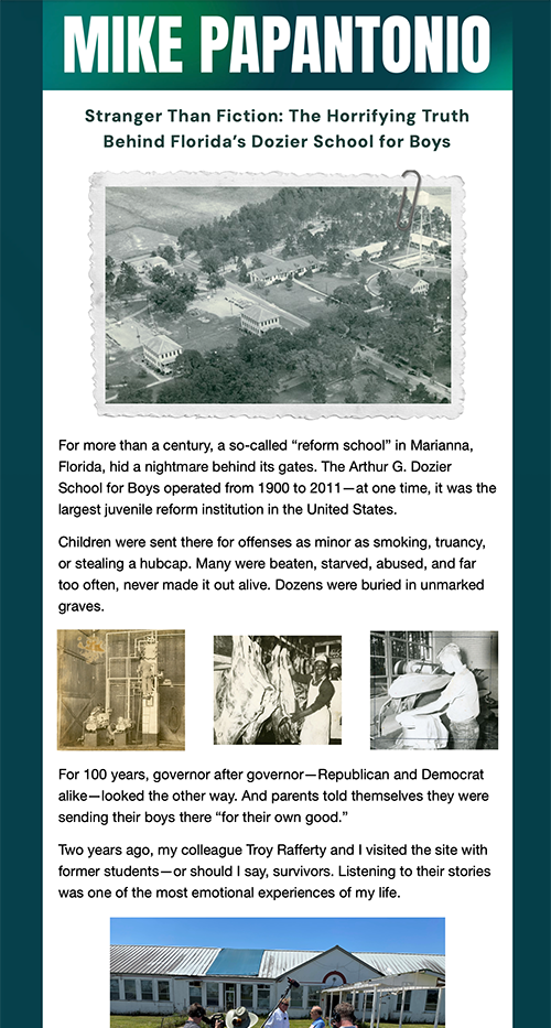 A Death in Arcadia Newsletter