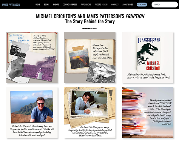 Michael Crichton & James Patterson: Eruption Timeline
